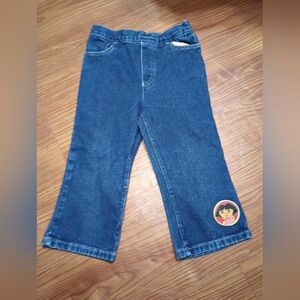 Dora the Explorer Jeans Girls Size 6 Elastic Waist Nickelodeon 2007